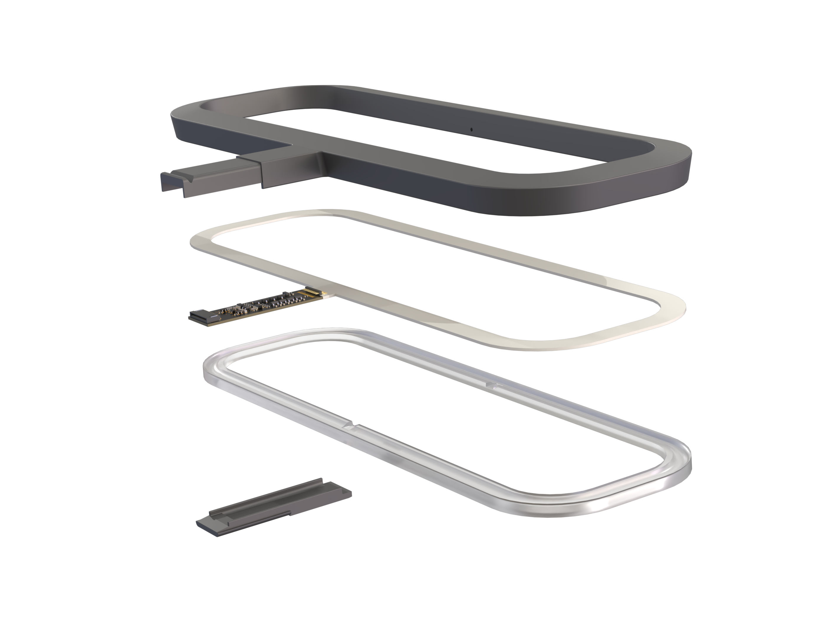 Cradle — fully exploded view