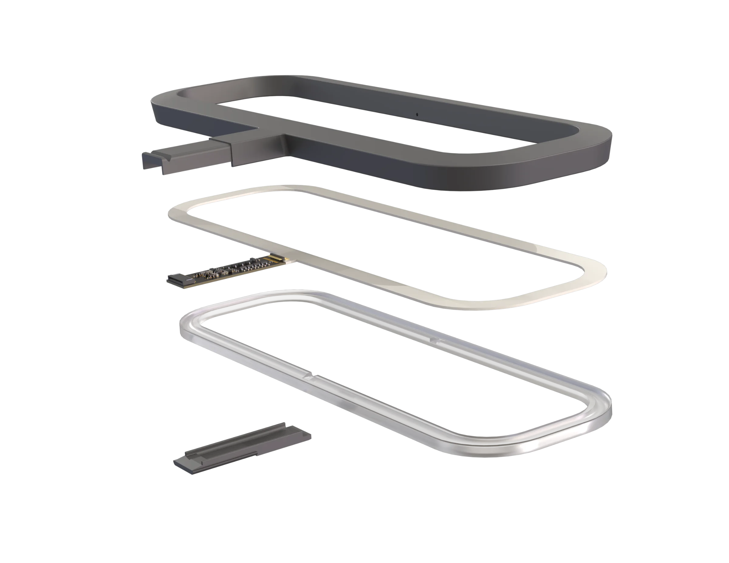 Cradle — fully exploded view